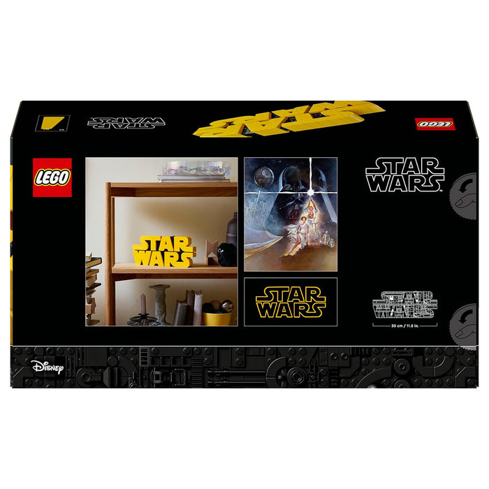 LEGO Brick-Built Star Wars Logo Building Set