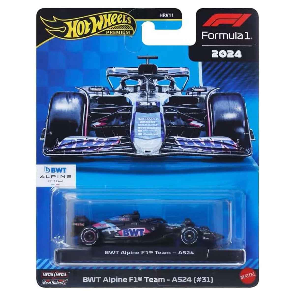 Hot Wheels Formula 1 2024: BWT Alpine F1 Team A524 (#31) Esteban