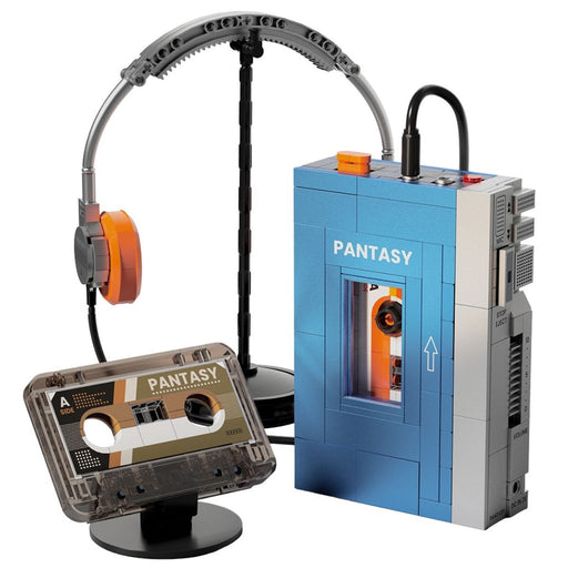 Pantasy Retro Tape Cassette Player Building Set