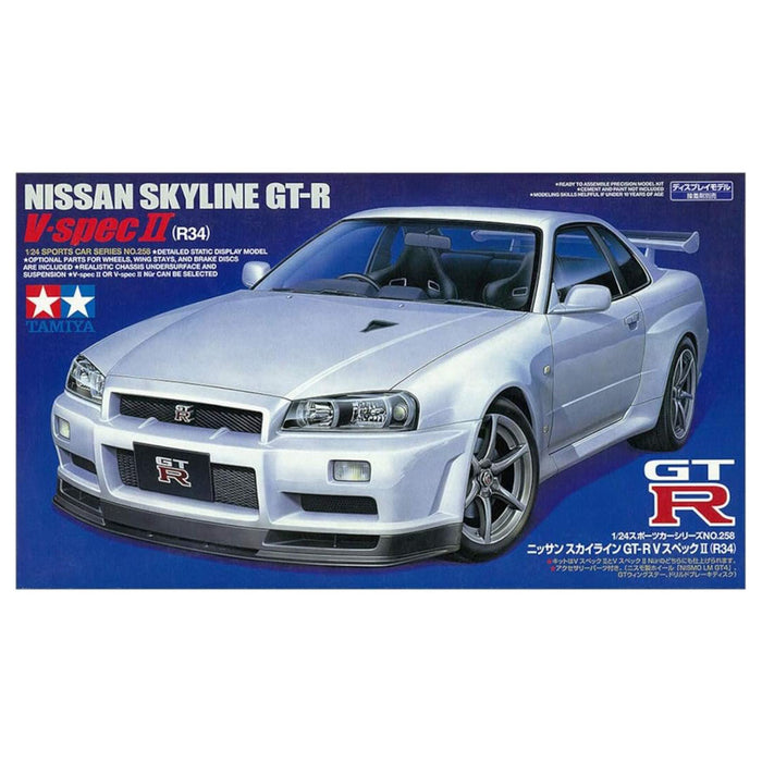Tamiya Nissan Skyline GT-R V Spec II (R34) Model Kit