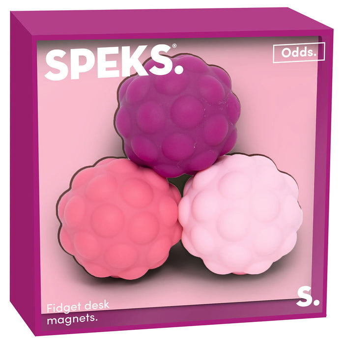 Speks Odds Purple Fidget Desk Magnets (3 Pack)