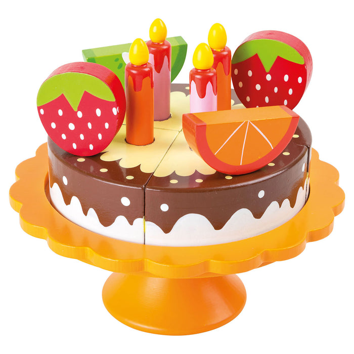 Cuttable Birthday Cake 'Tasty' Wooden Toy
