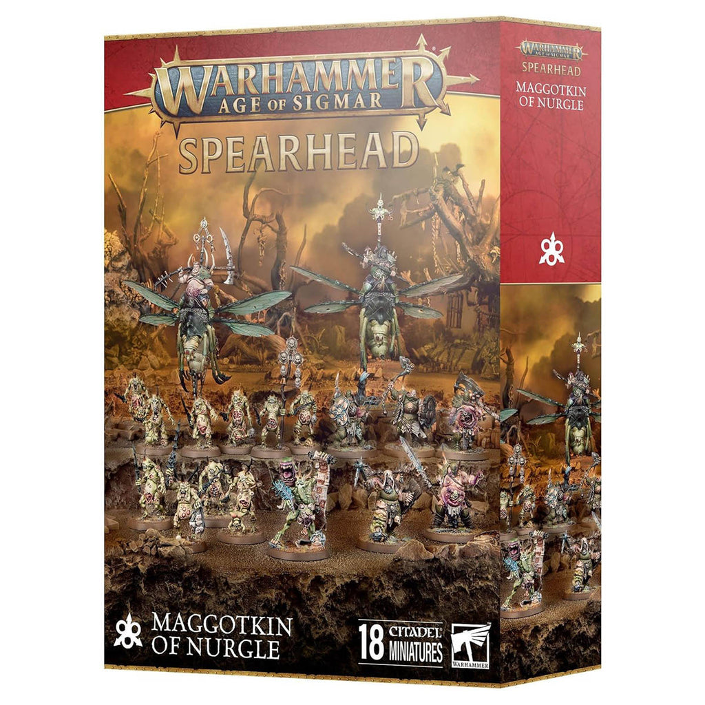 Warhammer Age of Sigmar: Spearhead: Maggotkin of Nurgle Miniatures