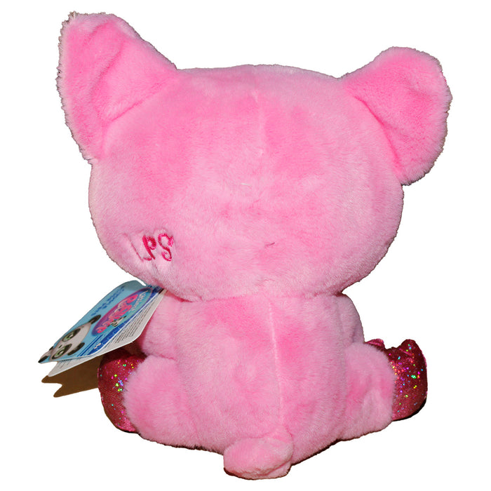 Littlest Pet Shop Pink Dog 6" Cuddle Plush Pet 