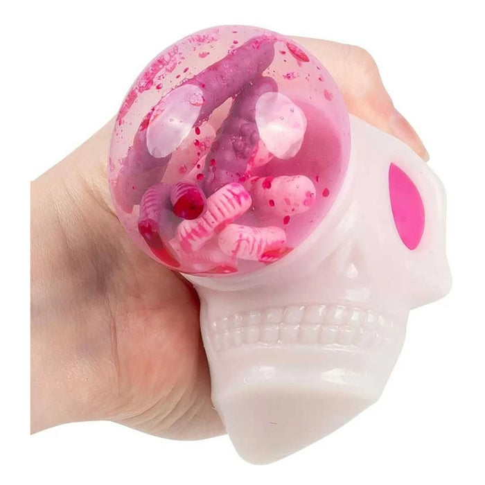 Scrunchems Squeezy Skull of Horrors Glow in the Dark Fidget Toy