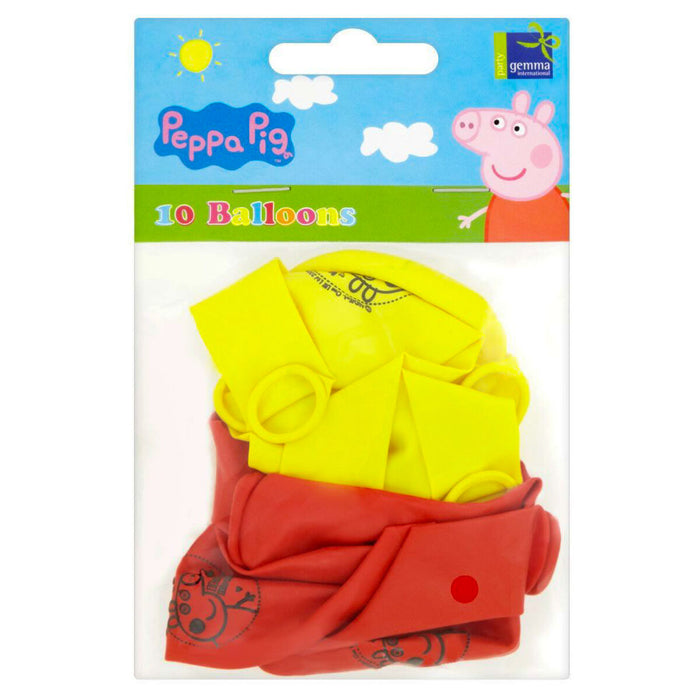 Peppa Pig Balloons (10 Pack)