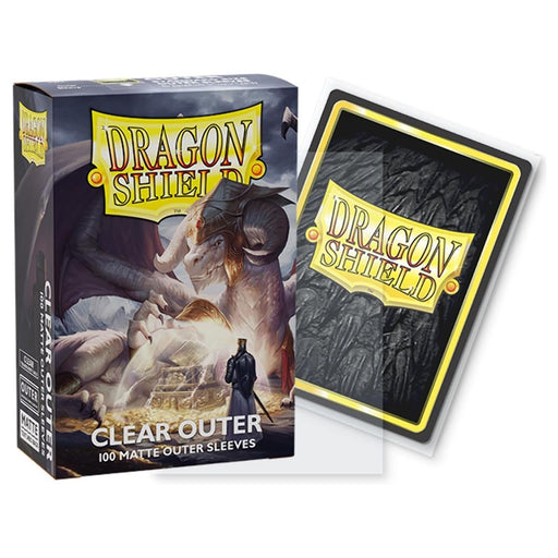 Dragon Shield Clear Outer Sleeves - Matte Standard Size (100)