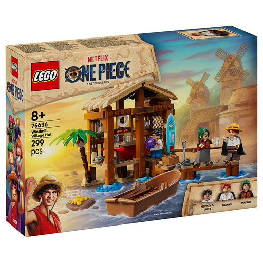 LEGO One Piece Windmill Village Hut Building Set
