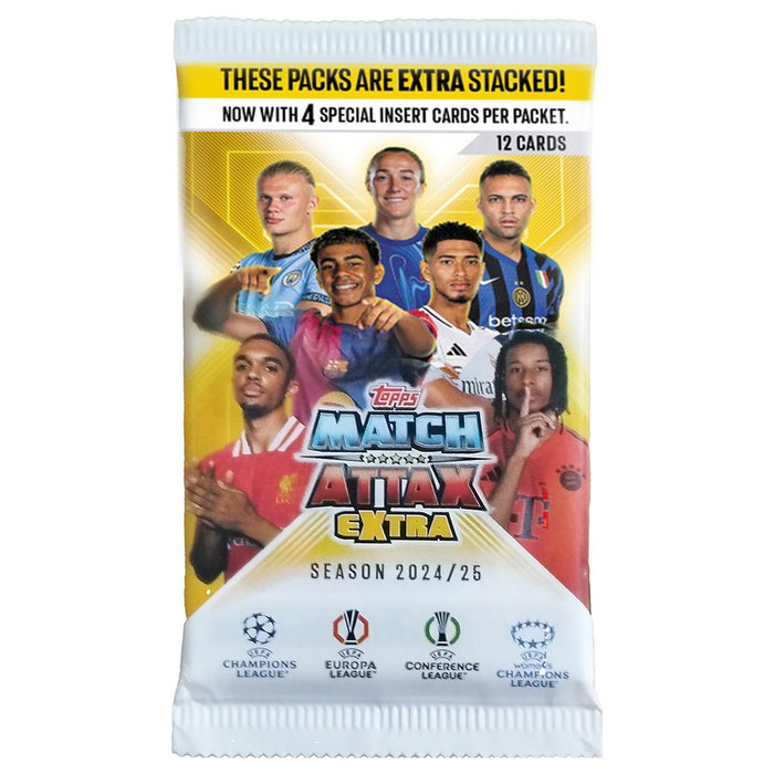 Topps Match Attax Extra EUFA 2025 Trading Cards Booster 24 Pack Box — Booghe