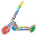 Ozbozz Rainbow In-Line Scooter with Motion Activated Light-Up Wheels