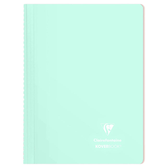 Clairefontaine Koverbook Blush Polypro Wire Bound A4 Lined Notebook (styles vary)