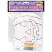 DIY Halloween Bucket Kit with 4 Colouring Pens (styles vary)