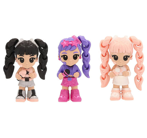 Palz 3D K-POP Idol Collection Series 1 Yura, Nari, and Yuni Figures 