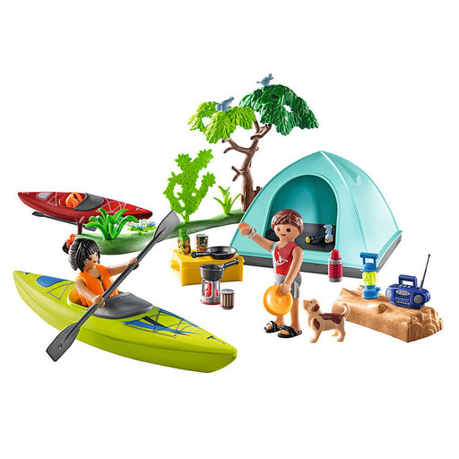 Playmobil Family Fun: Campsite with Campfire Playset