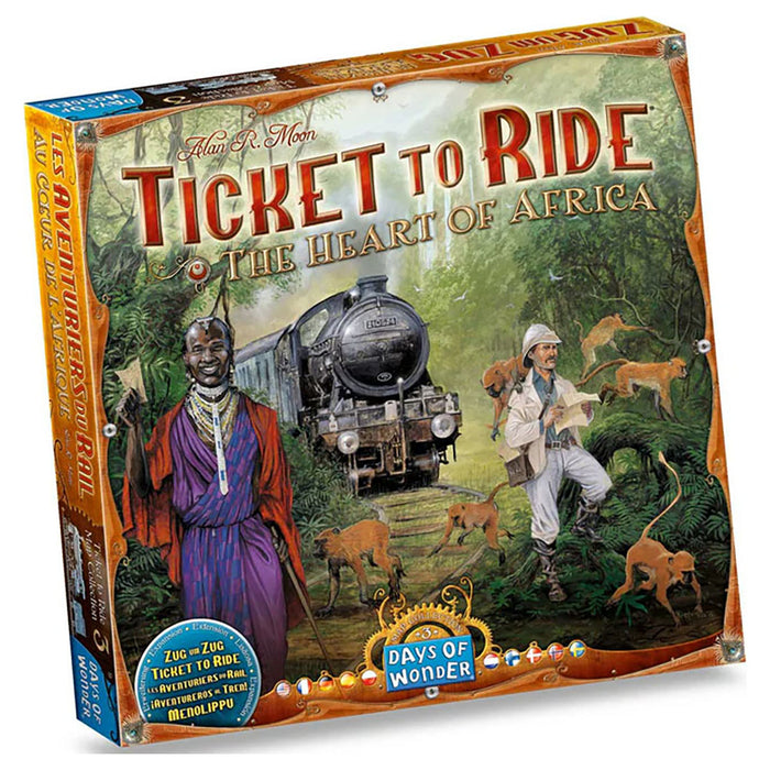 Ticket To Ride Heart of Africa Map Collection Vol 3