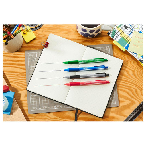 STABILO pointball colorful Dark Grey Ballpoint Pen with Black Ink