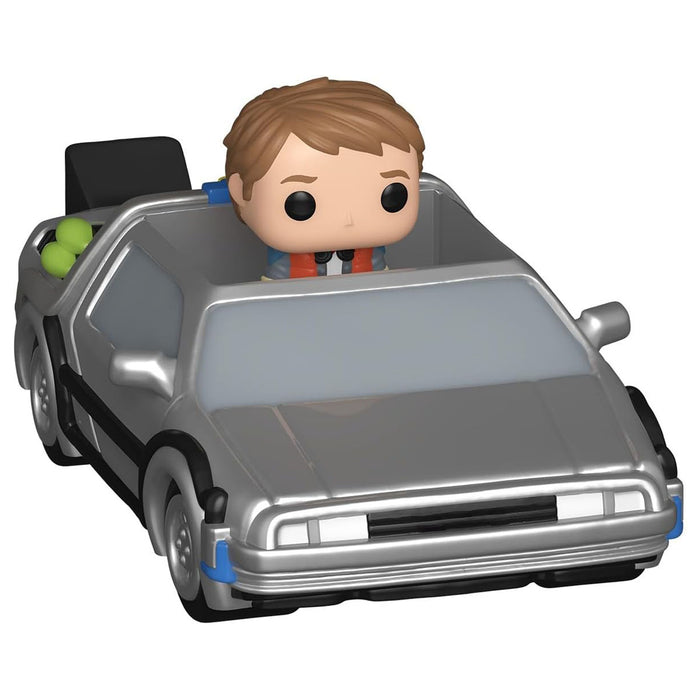 Funko Bitty Pop Rides: Back to the Future: Marty McFly and Time Machine Vinyl Figures