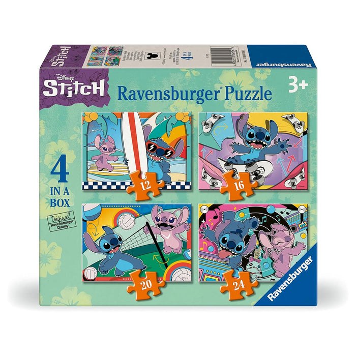 Ravensburger Disney Stitch 4 in a Box Jigsaw Puzzles