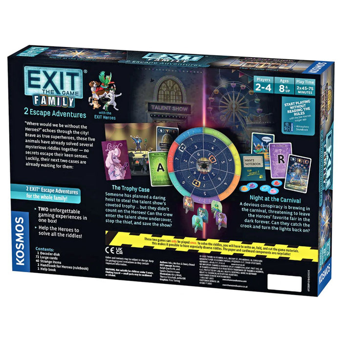 EXIT: The Game Family: The Trophy Case & Night at the Carnival Escape Game