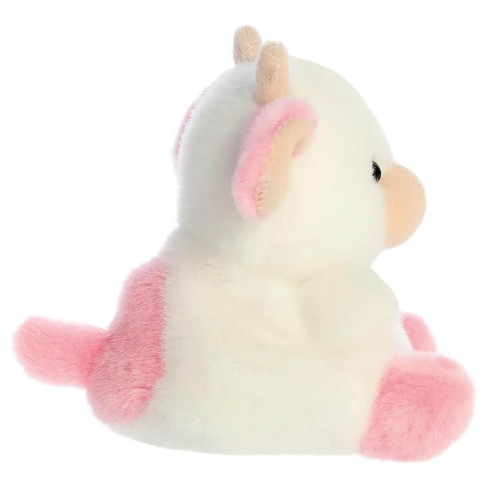 Palm Pals Belle Strawberry Cow 13cm Soft Toy