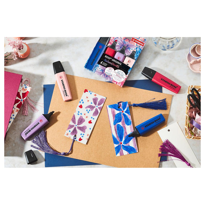 STABILO BOSS ORIGINAL NatureCOLORS Wildflowers Edition Burgundy Highlighter