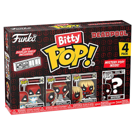 Funko Bitty Pop! Deadpool Mini Figures Series 4 (4 Pack)