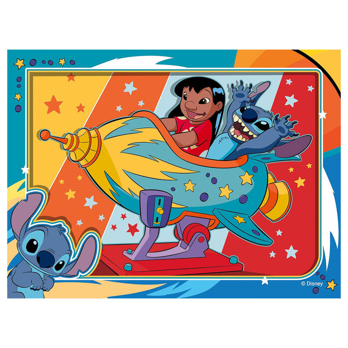Disney Stitch 4 in a Box Puzzles