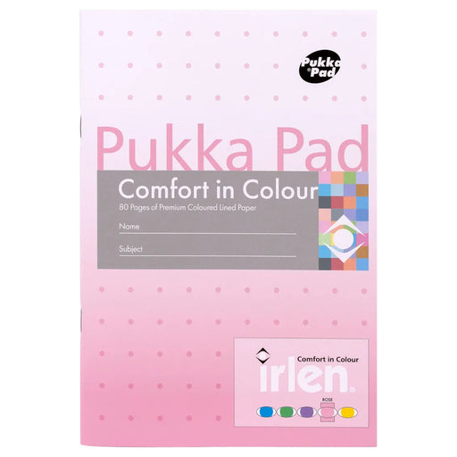 Pukka Pad Irlen Comfort in Colour Rose A5 Notepad (5 Pack)