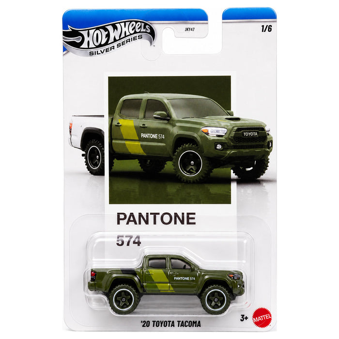 Hot Wheels Silver Series Pantone 574 '20 Toyota Tacoma Car 1/6