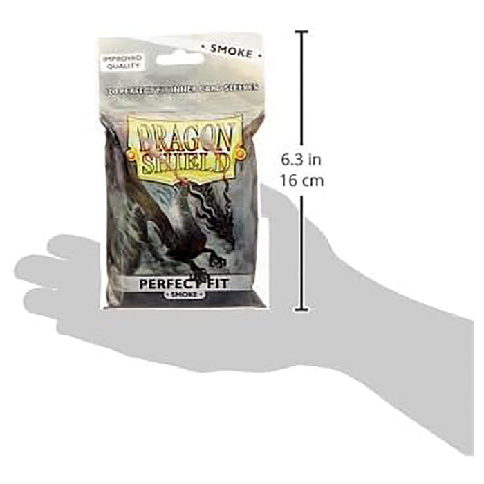 Dragon Shield Perfect Fit Smoke Toploading Inner Card Sleeves (100 Pack)