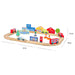 Orange Tree Toys Emergency Services Road Track Set