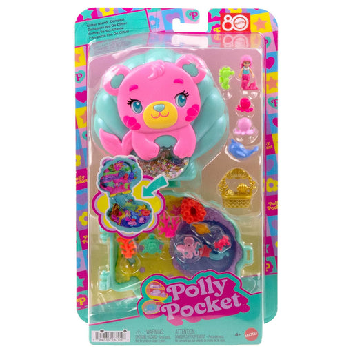 Polly Pocket Glitter Island Compact Playset