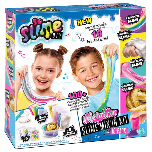 So Slime DIY: Metallic Slime Mix'in Kit (10 Pack)