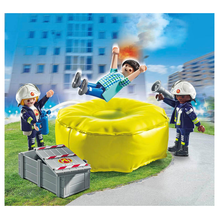 Playmobil Action Heroes: Firefighter with Air Pillow Playset