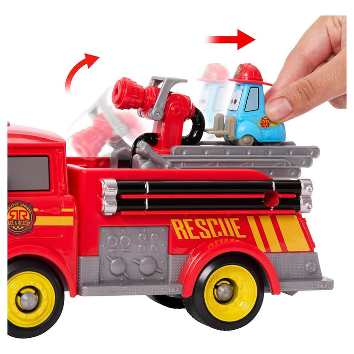 Disney Pixar Cars Race & Rescue Fire Fighting Red & Guido Vehicle