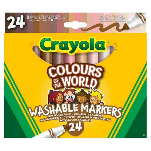 Crayola Colours of the World Markers (24 Pack)