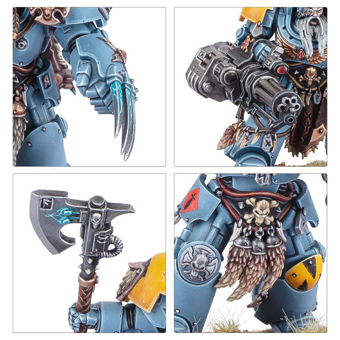 Warhammer 40,000 Space Wolves: Wolf Guard Terminators Miniatures Set