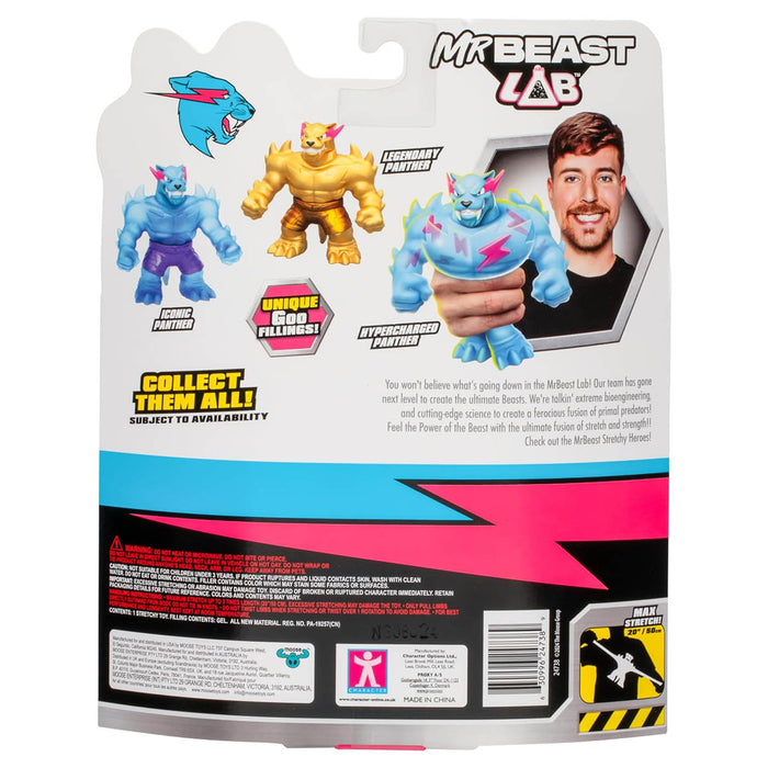 MrBeast Lab Stretchy Heroes: Gooey Legendary Panther Stretch Figure