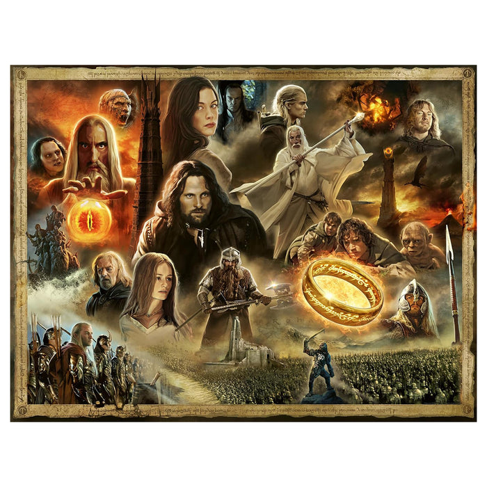 Ravensburger Lord of the Rings: The Two Towers 2000 Piece Jigsaw Puzzle