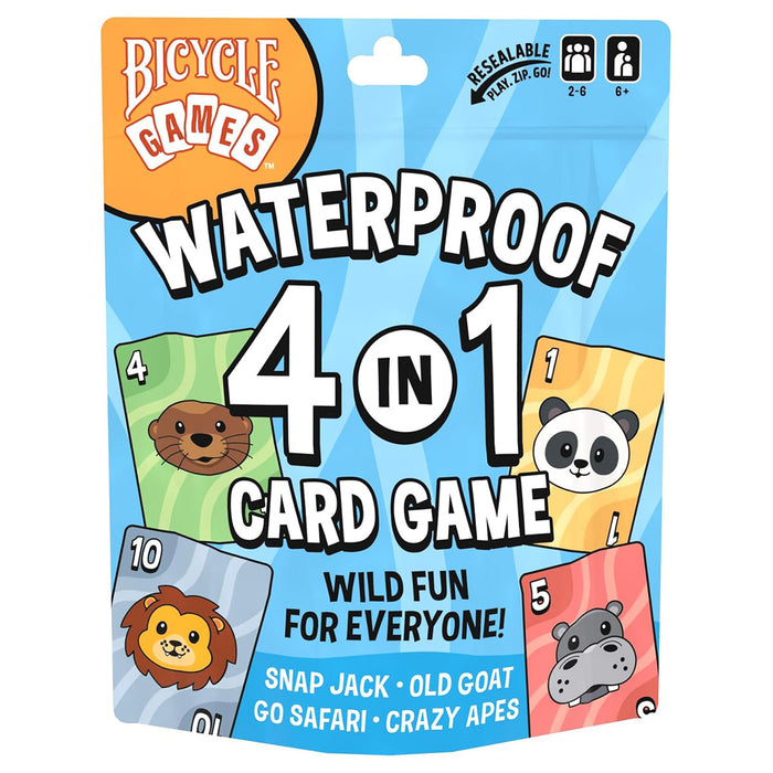 Waterproof 4 in 1 Card Game