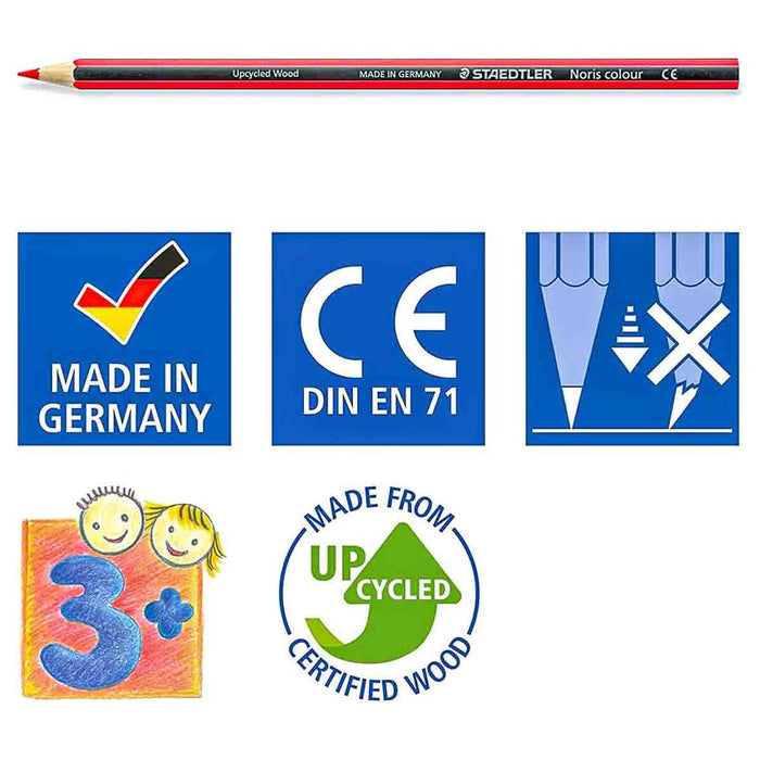 Staedtler Noris 36 Coloured Pencils Tin