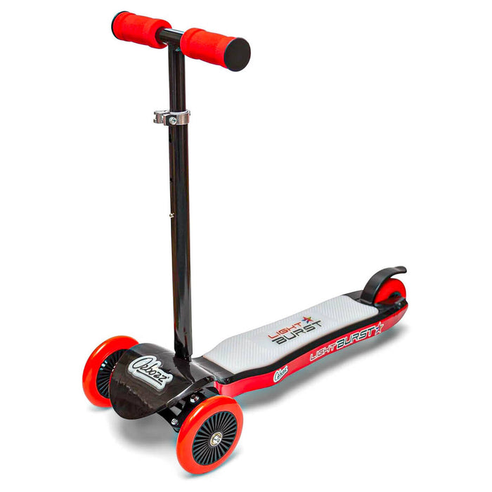 Ozbozz Light Burst 3 Wheel Scooter with Light-Up Deck