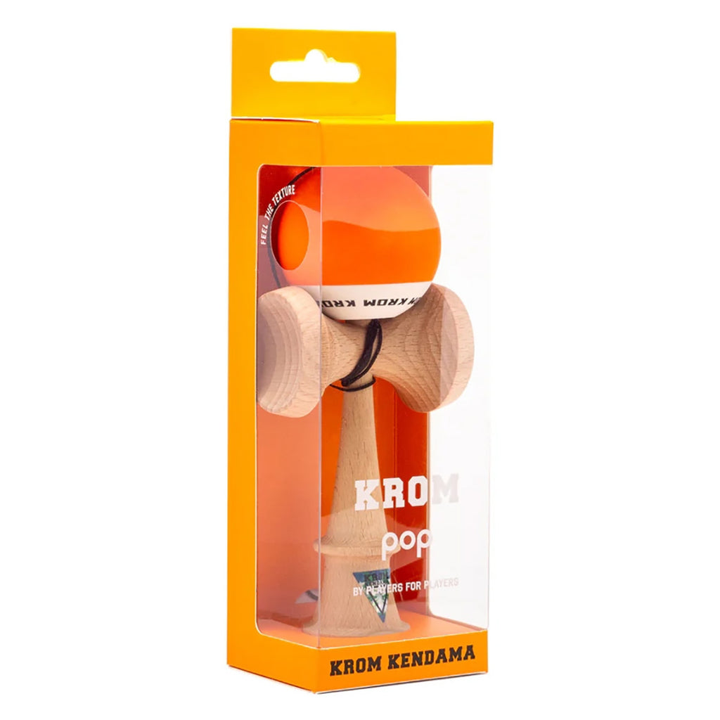 KROM Kendama Pop Rubber Orange Game — Booghe