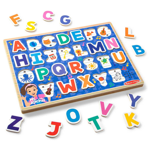 Melissa & Doug Ms. Rachel Wooden Phonics Alphabet Sound Puzzle