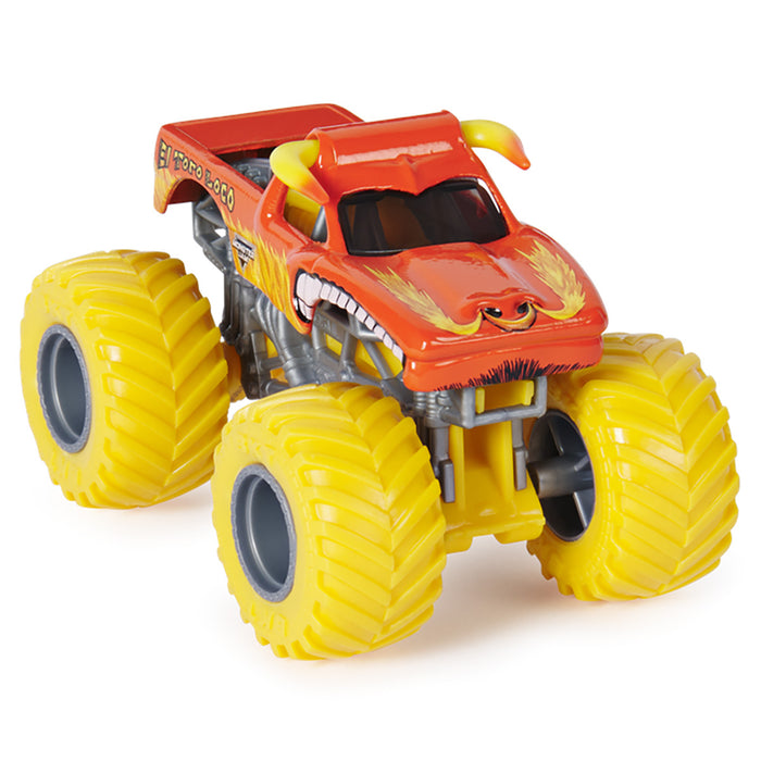 Monster Jam EL Toro Vs Pirate Curse 1:64 Die-cast Vehicles (2 Pack)