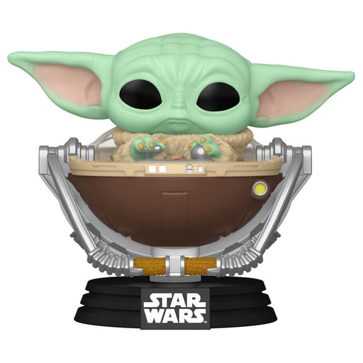 Funko Pop! Star Wars: The Mandalorian and Grogu: Grogu in Pram Bobblehead Figure #823