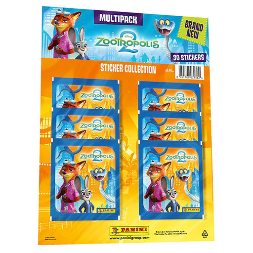 Panini Zootropolis 2 Sticker Collection Multipack