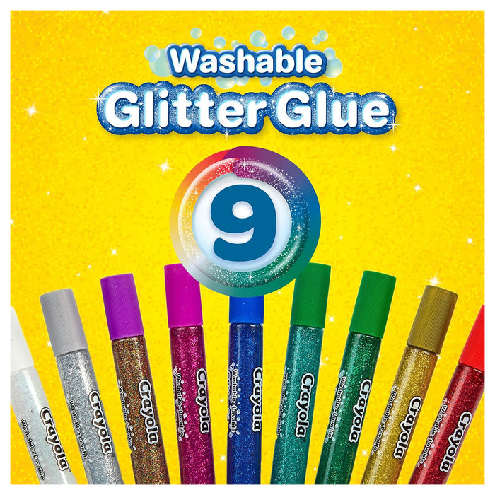 Crayola Glitter Glue Pens (9 Pack)
