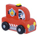 Janod Cross Roads City Wooden Fire Truck