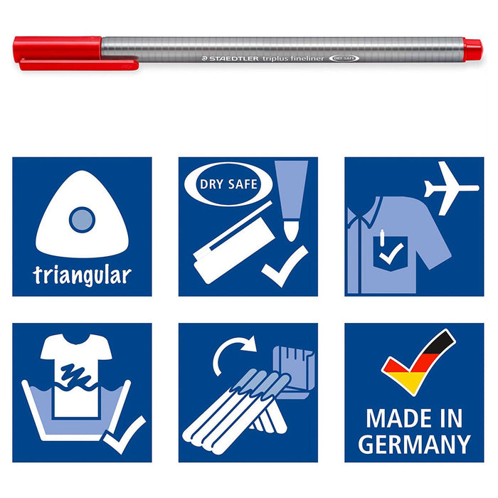 Staedtler Triplus Fineliner Pens Pack of 42